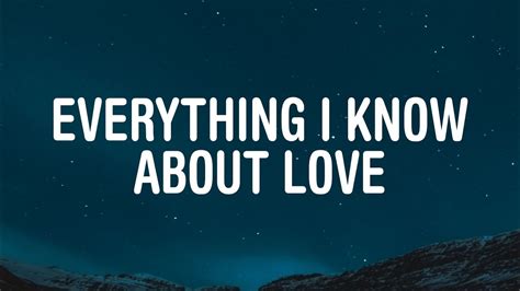 laufey everything i know about love lyrics